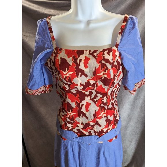 Handmade Traditional African Skirt And Top Set - Picture 7 of 9